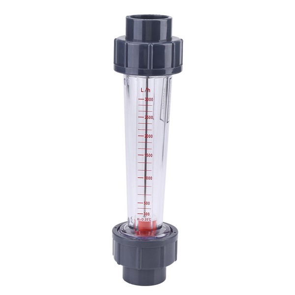 Water Rotameters,Flow Meter,Flow Gauge,Plastic Tube Flow Meter,LZS-25 300-3000L/H,for Measure Single