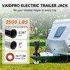 VAIDPRO 3500LBS Electric Trailer Jack 27" Lift RV Trailer Jack