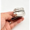 2Pcs Stainless Steel Single Dipper Palette Cup with Screw Lid