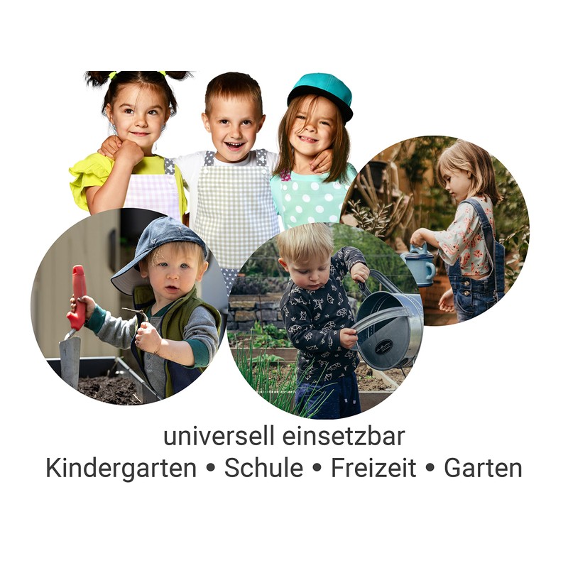 Emily´s Check Latzschürze für Kinder - Basteln - Kochen -