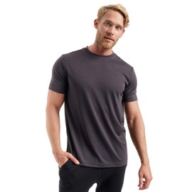 Merino.tech 100% Organic Merino Wool Lightweight Men's Base Layer Thermal T-Shirt