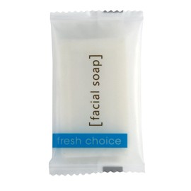 Fresh Choice 0.5OZ 100 Pack Bar Soap Hotel Travel Size Wholesale Face body & Bath Amenities Individually Wrapped Toiletries For Hotel Airbnb Vacation Rentals Guest Room Charity Donation