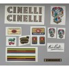 Cinelli* 70's full set decals stikers. Signature of Cino Cinelli