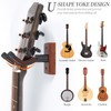 Guitar Wall Mount 2 Pack Wood Guitar Hanger for Safe