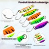 mizikuu 43 Pieces Fishing Trout Spoon, 2 g 2.5 g
