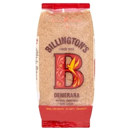 Billington's Natural Demerara Unrefined Cane Sugar (500g) - Pack of 6