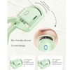 Electric Eyelash Curler Rechargeable Long Lasting Safe Handheld Heated Lash