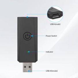 【2-Pack】 Wireless USB Power Switch,Smart Control for Type A USB Devices, Compatible with Alexa,Effortless Home Automation for Lamps, Fans, Chargers & More(5V, 2A)