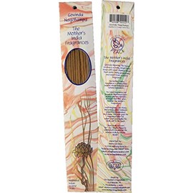 Mother's India Fragrances Incense - Govinda Nagchampa 12 Stick Packet 10"