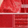Red Backdrop 4ftx10ft Glitter Fabric Photography Background Curtain for Wedding