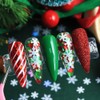 Christmas Snowflake Nail Art Decoration Winter Nail Sequins Flakes Decals