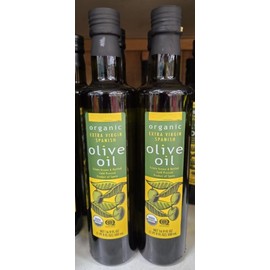 Trader Joe Organic Extra Virgin Spanish Olive Oil 16.9fl oz 500ml (Two Bottles)