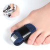 Articulated toe protector, foot support, big toe fixation band orthosis,