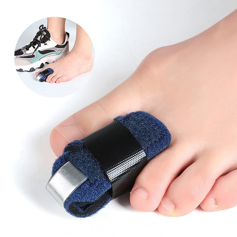 Articulated toe protector, foot support, big toe fixation band orthosis,