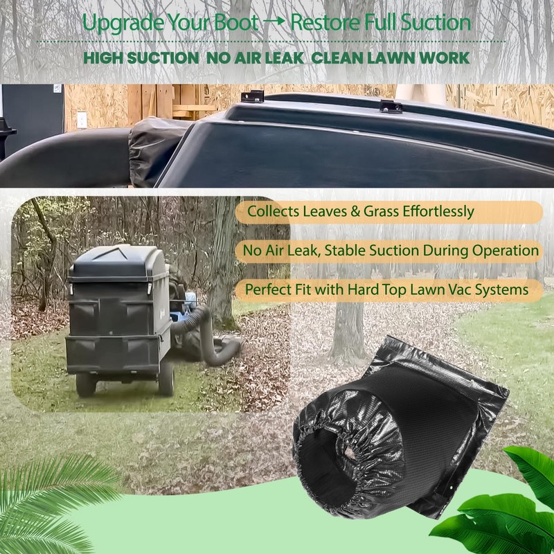 Camoo 48133 Lawn Mower Hard Top Boot for Agri-Fab Mow‑N‑Vac