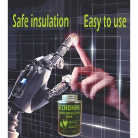 YIZHONG Liquid Electrical Tape Waterproof Liquid Wire Insulation Rubber Quick-Drying High Temperature Black, Flame Retardant (Black 250ml)