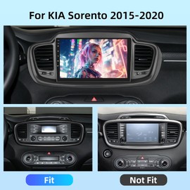 NHOPEEW [2+64G] Android Stereo for KIA Sorento 2015-2020 with Wireless Carplay and Android Auto, 10.1 inch Touchscreen Aftermarket Radio with DSP, WiFi, GPS, Mirror Link, SWC + Backup Camera + Canbus