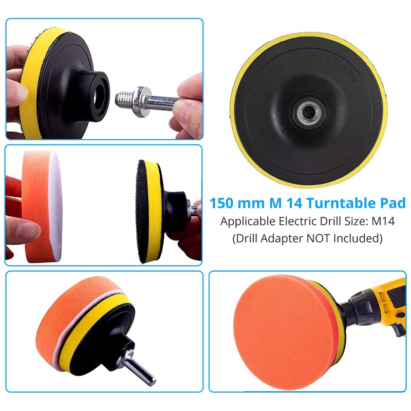 18PCS Polishing Pad Polishing Sponge Cover