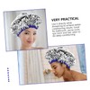 WOONEKY Hair Heat Goods Silver Aluminum Foil Bath Hood Electric