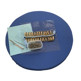 Bobbin Lace Kit For Beginners By Bobbin Lace Online 23" Flat Round Board 2" Thick Covered In High-Quality Fabric Lacemaking Kit Everything You Need To Get Started Included Access To Online Class