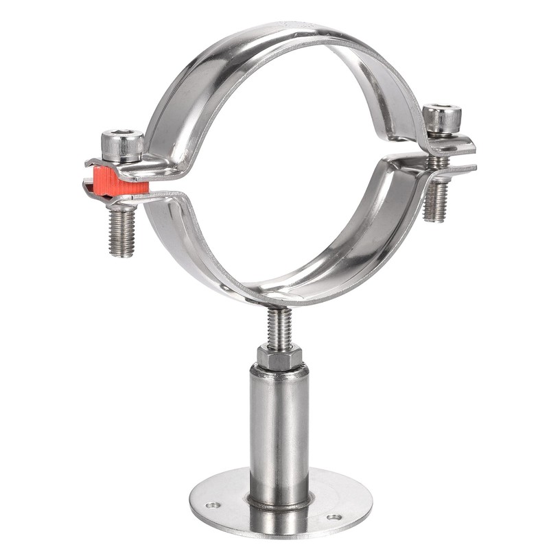 sourcing map Wall Mount Ceiling Mount Pipe Support, 304 Stainless