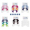 Sock Ons Baby Sock Holders 3 Pack Pink White and