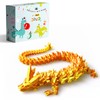 LEWELLRY 3D Printed Dragon Toys, 3D Printed Fidget Toys, Dragon