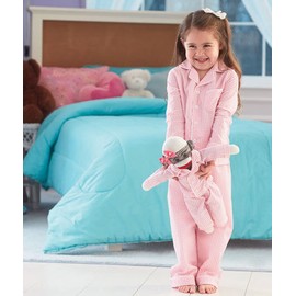 Cre8ions Matching 2-Piece Pajama Set & Matching Plush Animal Sock Monkey  2/3T