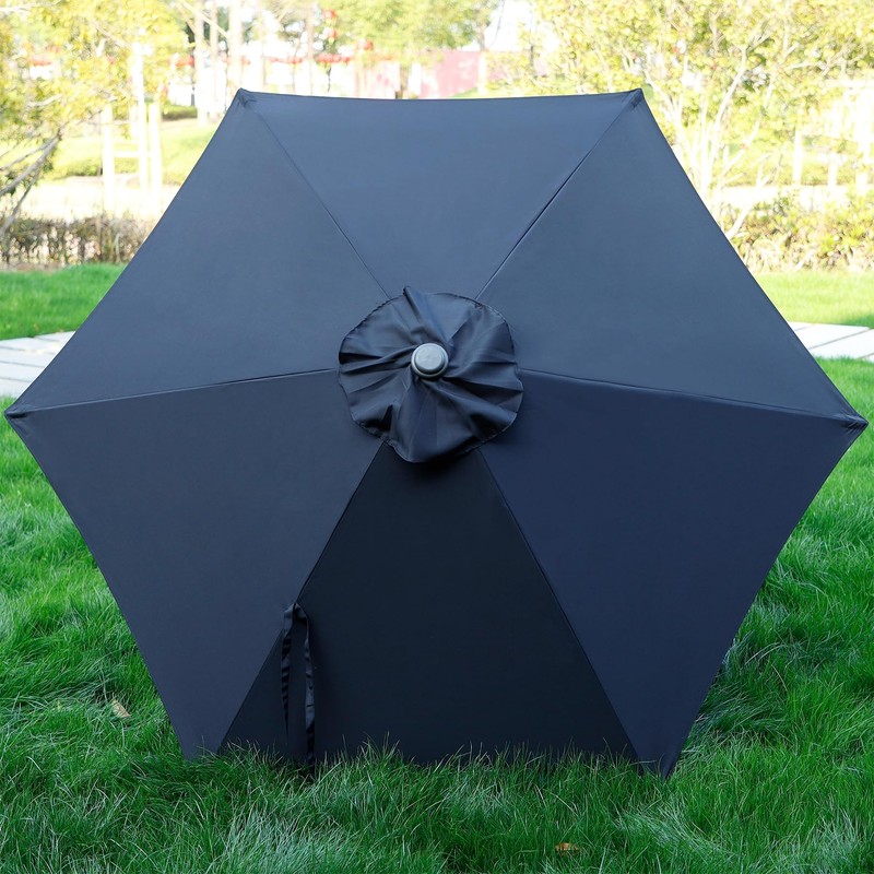 Blissun 7.5 ft Patio Umbrella, Yard Umbrella, Outdoor Market Umbrella