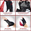 Walser 43805 Gloves Size: S Black Gel Grip