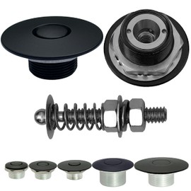 Black 1.5" & 2" Stud Quick Release Latch Hood Pin Made in USA