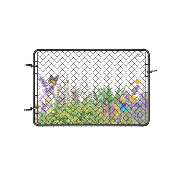 VEVOR Chain Link Fence Gate, 72 x 48 in, Adjustable