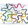 Rhode Island Novelty 6 Inch Rain Forest Rubber Snakes Set