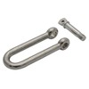 Extreme Max 3006.8209 BoatTector Stainless Steel Long D Shackle -