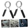 Abaodam 2pcs Portable Barbell Spring Clips Quick Release Weightlifting Clamps
