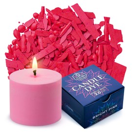 Candle Shop - Bright Pink Color 2 oz- Dye Chips for Making Candles - Candle Wax Dye - A Great Choice of Colors