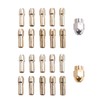 IWOMA 11PCS Brass Collet FitsDremel Rotary Tools Including 0.5/0.8/1.0/1.2/1.5/1.8/2.0/2.4/3.0/3.2mm 11