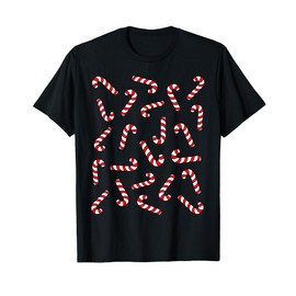 Christmas Candy Cane Shirt Kids Candy Canes Pajamas Family T-Shirt