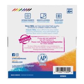 Prang Crayons, Assorted Colors, Large Size, 8 Count
