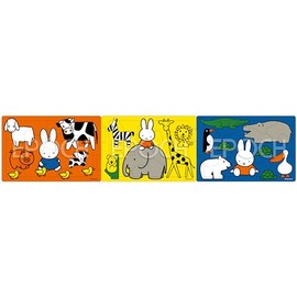 EPOCH 24-200 Apollo Step Panorama Puzzle Miffy Full of Animals 8/12/16 Piece Puzzle for Kids