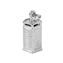 jewellerybox Sterling Silver Phone Box Charm