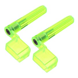 sourcing map 2 Pcs Green Plastic Guitar String Winder Speed Peg Puller Bridge Guitar Strings Tuners Winding Device Change Strings Tool Translucent Guitar Accessories