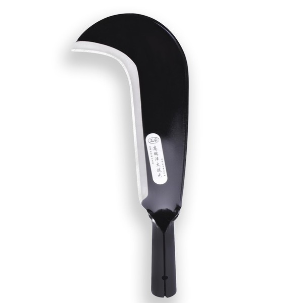 FOCMKEAS 1pce 14.17in/360mm Manganese Steel Billhook Brush Clearing Sickle for