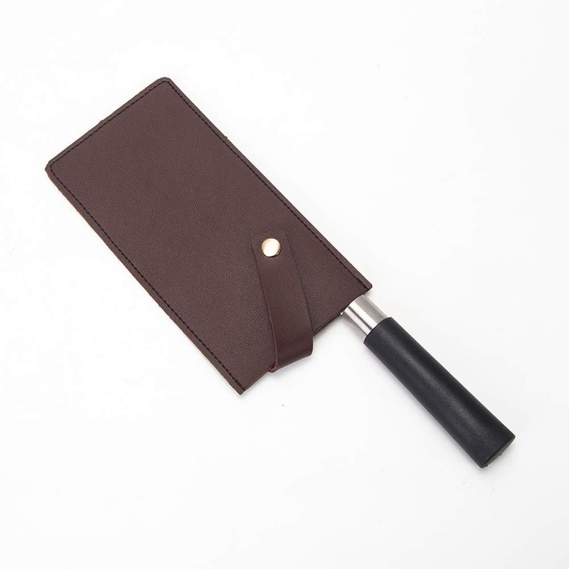 AJFHKJ Durable PU Leather Meat Cleaver Sheath, Heavy Duty Chef