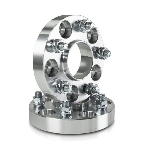 25mm (1 Inch) Hubcentric Wheel Spacers 5x108 (5x4.25) Compatible for