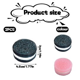 Pack of 2 Squishy, Taba Squishy, FuFu Squishy, Ultra Soft Decompression Vent Toy for Birthday and Party, Fidgets Toy for Party Favors