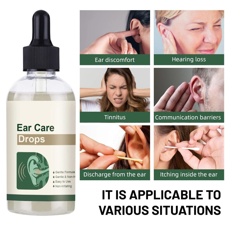 Ear Care Drops with Gentle Natural Extracts for Daily Ear