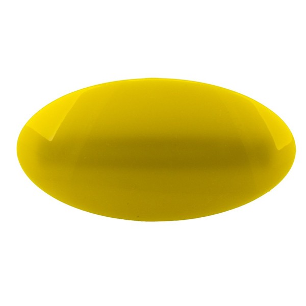 Item Patent Clasp Oval 10 x 5 cm in Banana Yellow – Made in Germany – Welovebeads