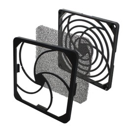 Fan Grille + Dust Filter 92 x 92 mm 30ppi 3-Piece Replacement Filter