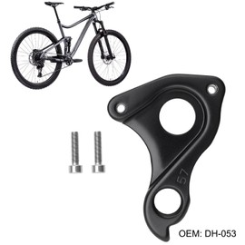 ECSiNG 1 Set Bicycle Derailleur Hanger with Screws DH-053 Compatible with Merida One Twenty 27.5, Black